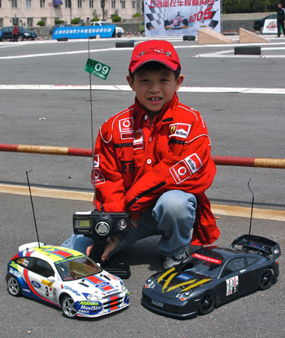 JJ with his cars